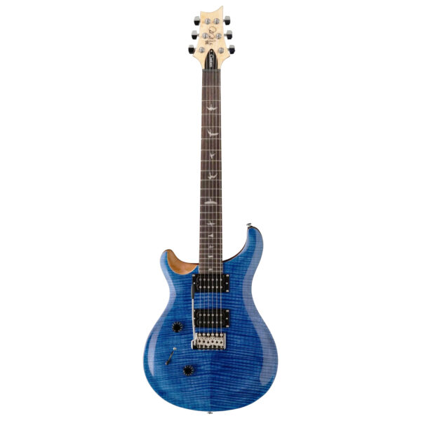 PRS SE Custom 24 Left Handed Electric Guitar - Faded Blue - Front