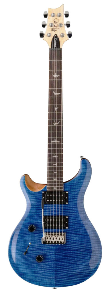 PRS SE Custom 24 Left Handed Electric Guitar - Faded Blue - Full