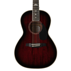 PRS SE P20E Tonare Parlour Electro-Acoustic Guitar - Fire Red Burst - Body