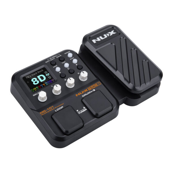 NuX MG-101 Guitar Multi-Effects Pedal - Angle 2