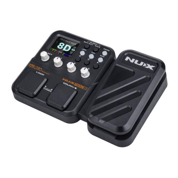 NuX MG-101 Guitar Multi-Effects Pedal - Angle