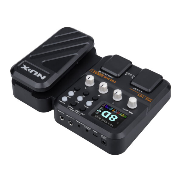 NuX MG-101 Guitar Multi-Effects Pedal - Back Angle