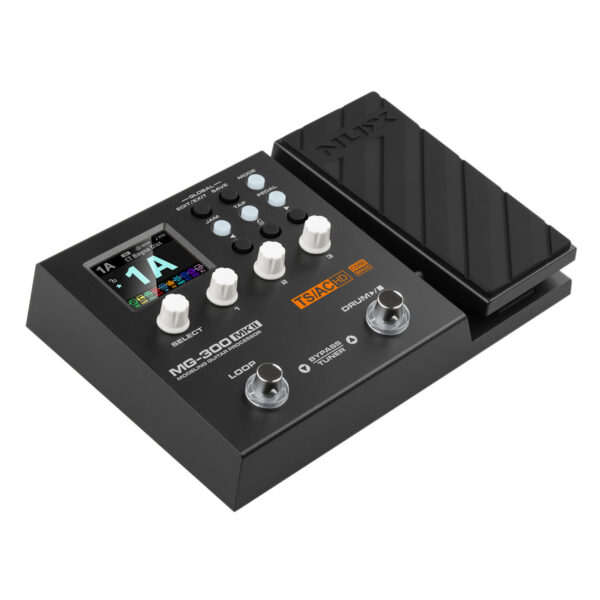 NuX MG-300 MKII Guitar Multi-Effects Pedal - Angle