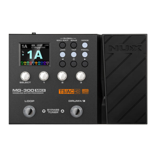 NuX MG-300 MKII Guitar Multi-Effects Pedal - Front