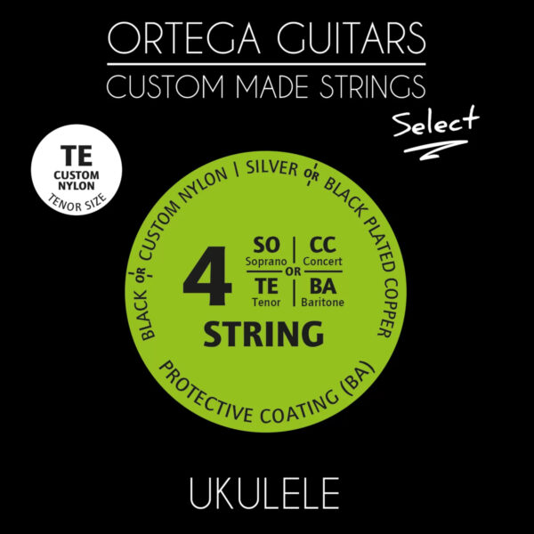 Ortega Custom Made Ukulele Strings - Tenor