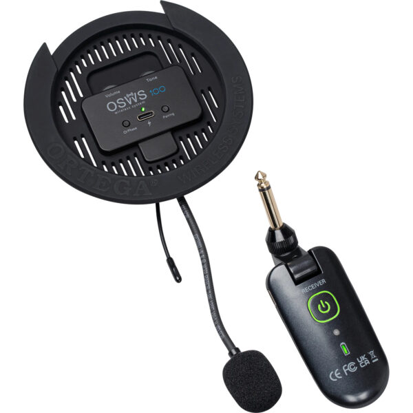 Ortega OSWS100 Wireless Soundhole Pickup System for Acoustic Guitars