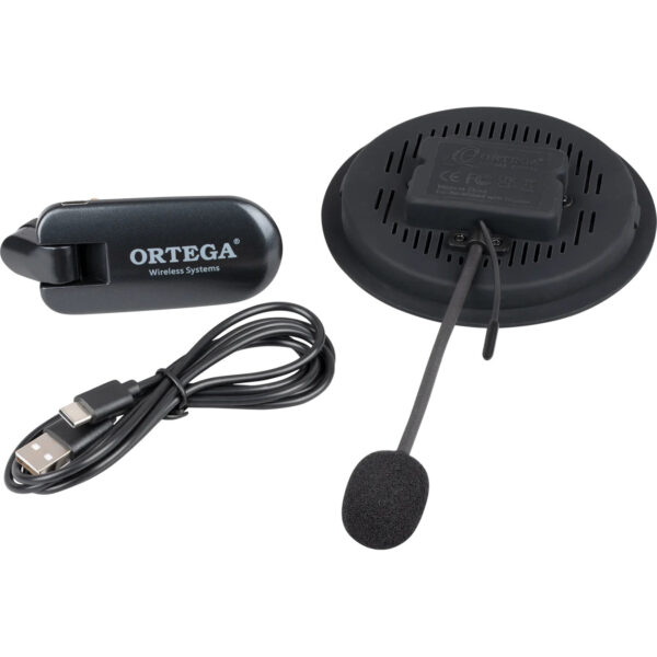 Ortega OSWS100 Wireless Soundhole Pickup System for Acoustic Guitars - Reverse of Soundhole Cover