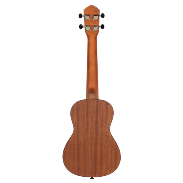 Ortega RU5 Bonfire Series Concert Size Ukulele - Natural - Back