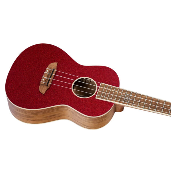 Ortega RUEL-MRD Element Series Concert Size Ukulele - Metallic Red - Body