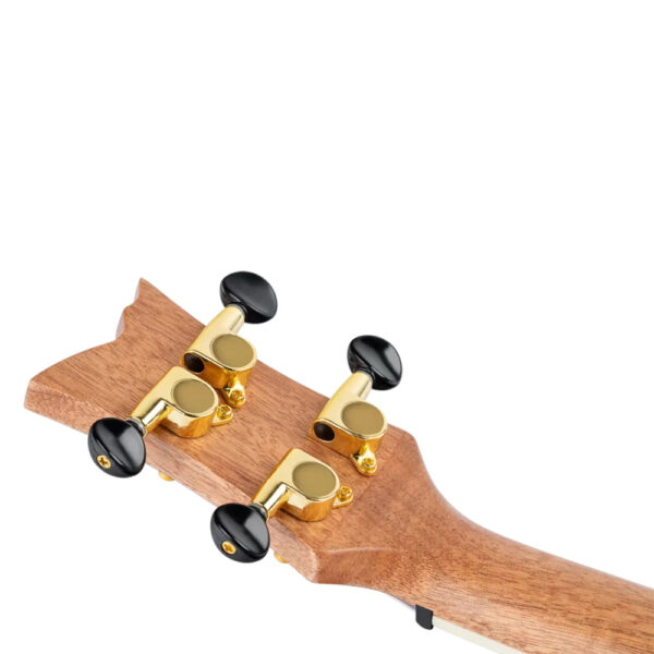 Ortega RUEL-MRD Element Series Concert Size Ukulele - Metallic Red - Machine Heads