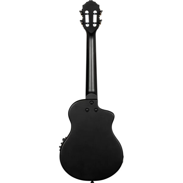 Ortega TourPlayer Series Tenor Size Left-Handed Ukulele - Matte Black - Back
