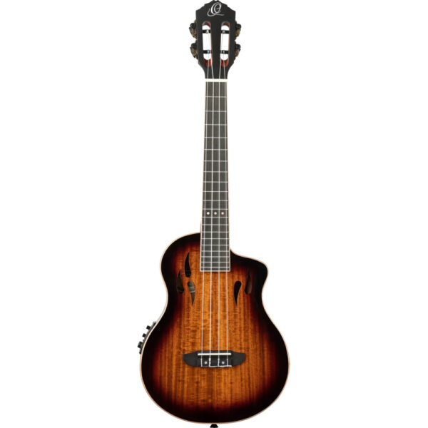 Ortega TourPlayer Series Tenor Size Ukulele - Acacia Burst - Front