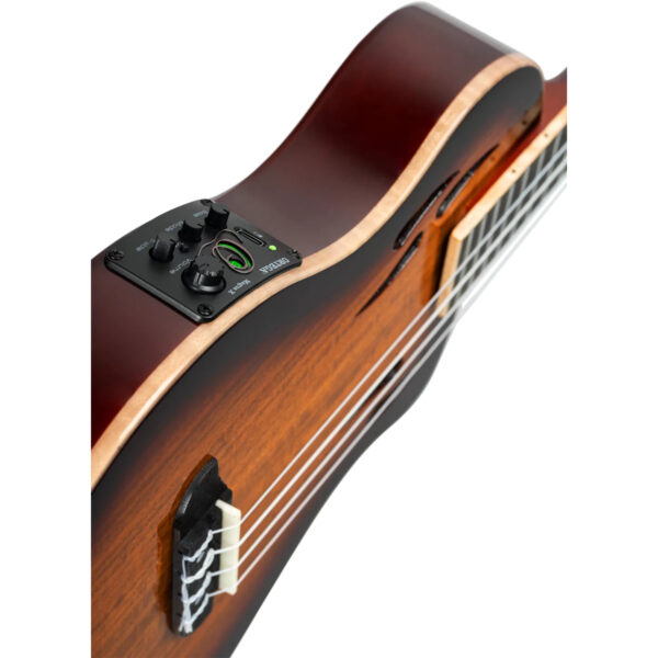 Ortega TourPlayer Series Tenor Size Ukulele - Acacia Burst - Preamp