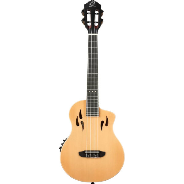 Ortega TourPlayer Series Tenor Size Ukulele - Natural - Front