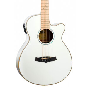 Tanglewood TW4 CE BLW Winterleaf Blonde Series Cutaway Electro-Acoustic Guitar - Body