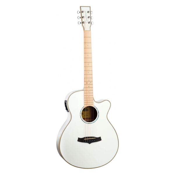 Tanglewood TW4 CE BLW Winterleaf Blonde Series Cutaway Electro-Acoustic Guitar - Front