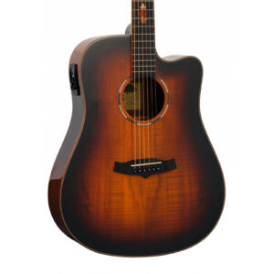 Tanglewood TWX5CEK Winterleaf Exotic Dreadnought Cutaway Electro-Acoustic Guitar - Body