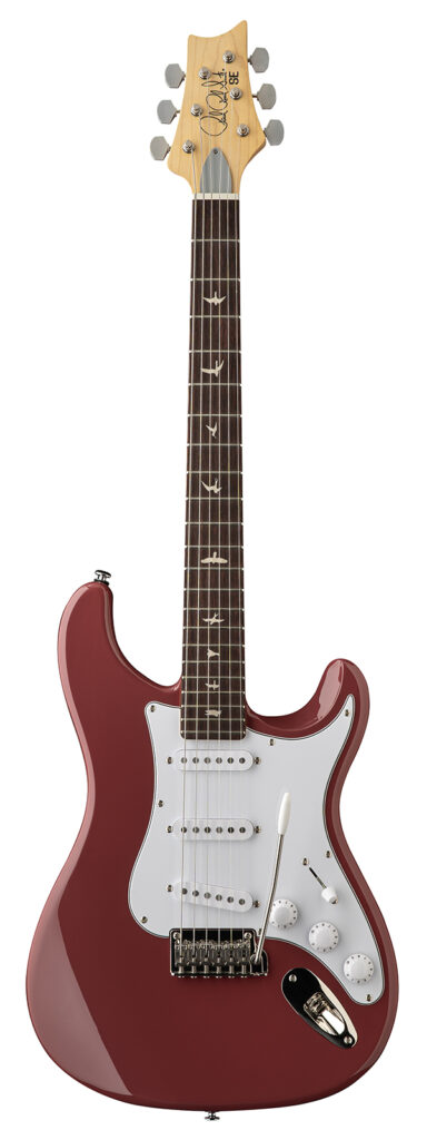 PRS SE John Mayer Silver Sky Rosewood Fingerboard - Derby Red - Full